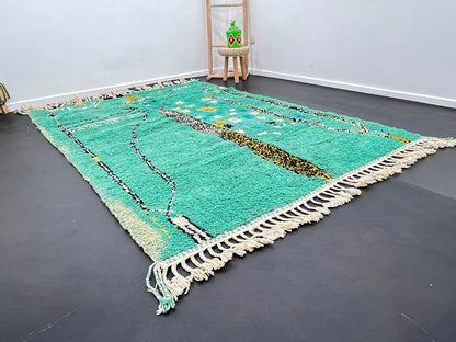 Luxury Wool & Cotton Handmade Rug – Earthy Boho Vibes