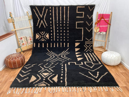 Ethically Crafted Handmade Rug – Natural Wool & Cotton Blend