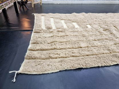 Handcrafted Bohemian Area Rug – Natural Textures & Warm Colors
